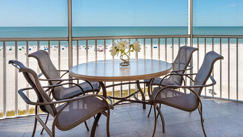 Private screened balconies