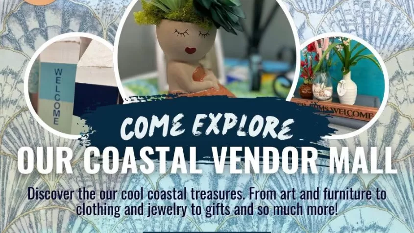 Your one-stop-shop for all things cool, coastal, and eclectic. Hand made art, furniture, art supplies, fashion, and more