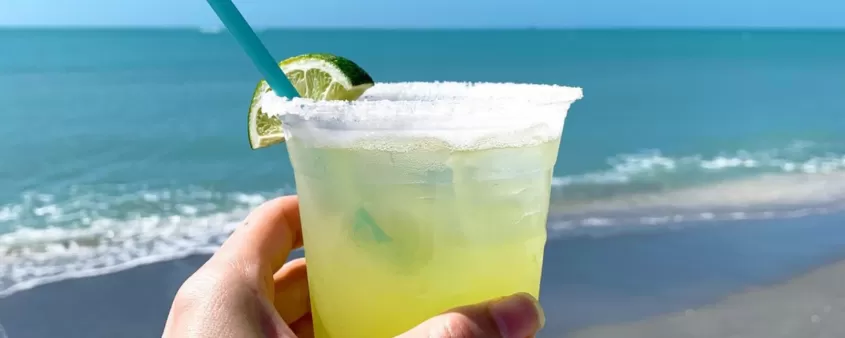 Margarita on the beach!